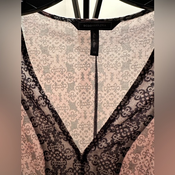 BCBGMAXAZRIA Multicolored Maxidress with Side Slit, XS - Picture 3 of 7